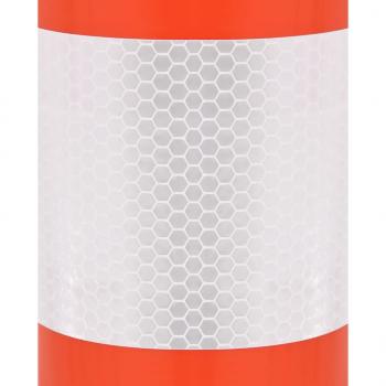 Absperrpfosten 10 Stk. mit Kette 75 cm PE
