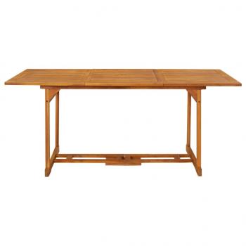 Garten-Esstisch 180x90x75 cm Massivholz Akazie
