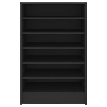 Schuhschrank Schwarz 60x35x92 cm Holzwerkstoff