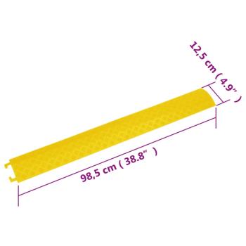 Kabelbrücken 4 Stk. 98,5 cm Gelb