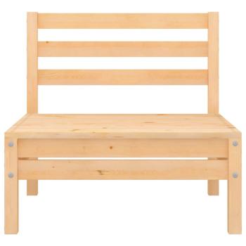 4-tlg. Garten-Lounge-Set Massivholz Kiefer