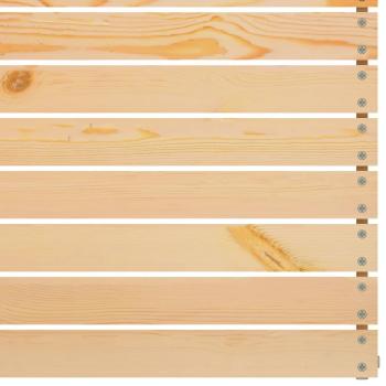 4-tlg. Garten-Lounge-Set Massivholz Kiefer