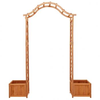 Garten-Pergola mit Blumenkasten Massivholz Tanne