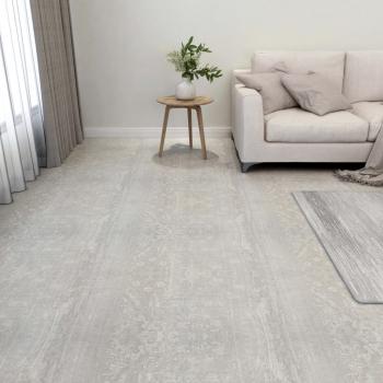 ARDEBO.de - PVC-Fliesen Selbstklebend 20 Stk. 1,86 m² Hellgrau