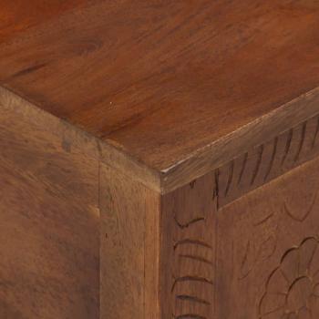 Truhe 110x30x40 cm Massivholz Mango