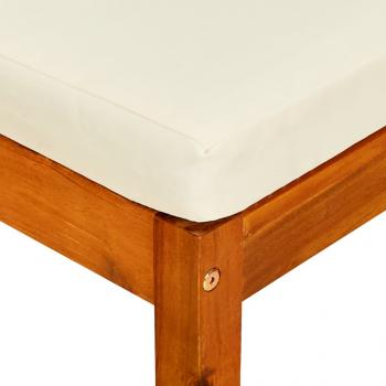 Gartenhocker 2 Stk. Massivholz Akazie