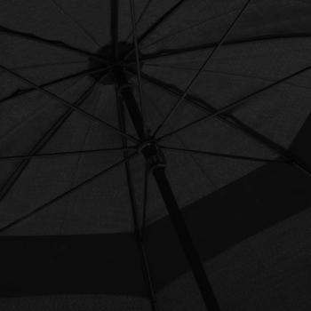Regenschirm Schwarz 130 cm 