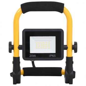 LED-Fluter mit Handgriff 20 W Warmweiß