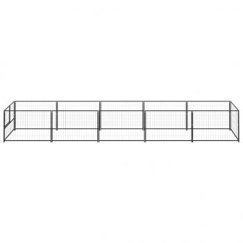 Hundezwinger Schwarz 5 m² Stahl