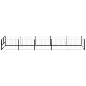 Hundezwinger Schwarz 5 m² Stahl