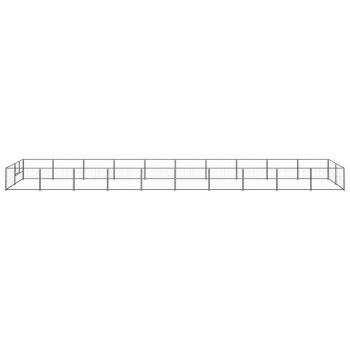 Hundezwinger Schwarz 20 m² Stahl