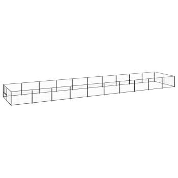 Hundezwinger Schwarz 20 m² Stahl