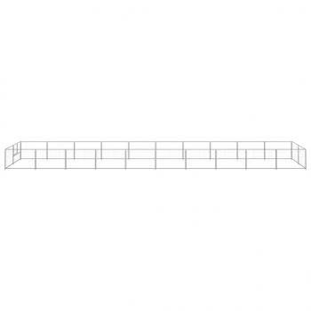 Hundezwinger Silbern 20 m² Stahl