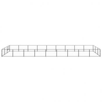 Hundezwinger Schwarz 27 m² Stahl