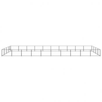 Hundezwinger Schwarz 40 m² Stahl