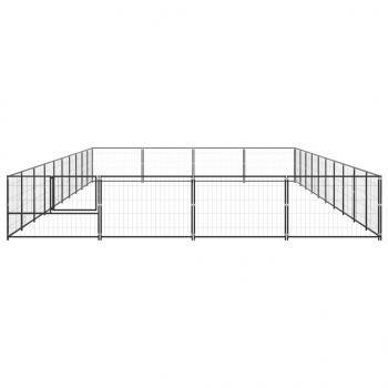 Hundezwinger Schwarz 40 m² Stahl