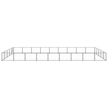 Hundezwinger Schwarz 45 m² Stahl