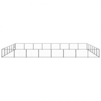 Hundezwinger Schwarz 48 m² Stahl