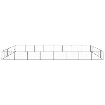 Hundezwinger Schwarz 48 m² Stahl