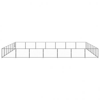 Hundezwinger Schwarz 49 m² Stahl