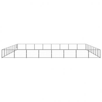 Hundezwinger Schwarz 64 m² Stahl
