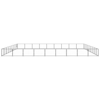 Hundezwinger Schwarz 81 m² Stahl