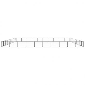 Hundezwinger Schwarz 100 m² Stahl