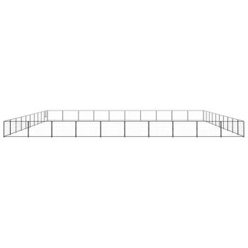 Hundezwinger Schwarz 100 m² Stahl