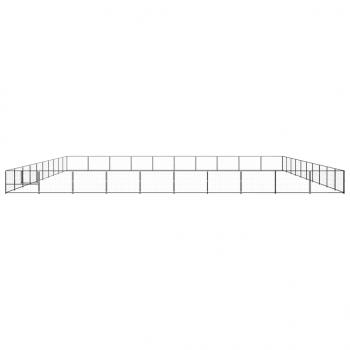 Hundezwinger Schwarz 100 m² Stahl