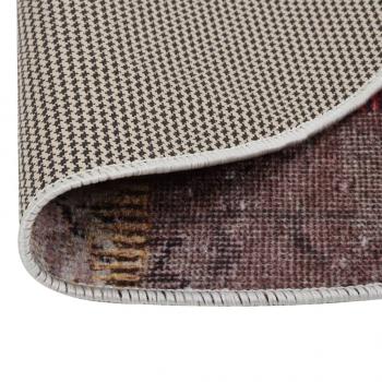 Teppich Waschbar Patchwork Mehrfarbig ?120 cm Rutschfest