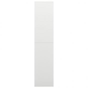 Schließfachschrank Weiß 90x40x180 cm Stahl
