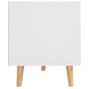 TV-Schrank Weiß 90x40x48,5 cm Holzwerkstoff