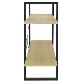 Bücherregal 2 Fächer Sonoma-Eiche 100x30x70 cm Holzwerkstoff