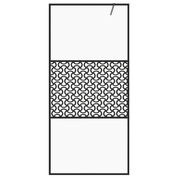 Duschwand für Begehbare Dusche mit Klarem ESG Glas 115x195 cm
