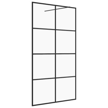 Duschwand für Begehbare Dusche mit Klarem ESG Glas 100x195 cm