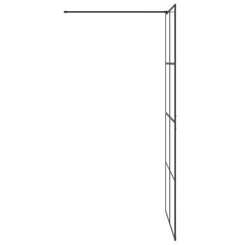 Duschwand für Begehbare Dusche mit Klarem ESG Glas 100x195 cm
