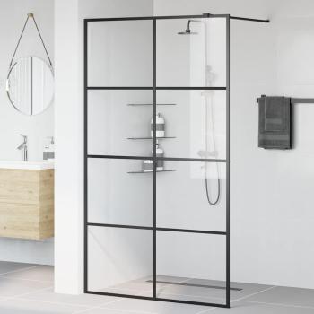 Duschwand für Begehbare Dusche mit Klarem ESG Glas 115x195 cm