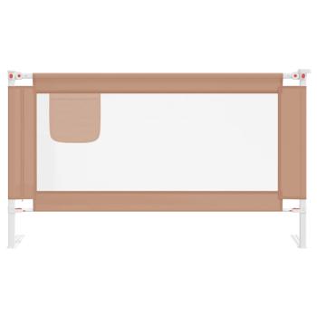Kleinkind-Bettschutzgitter Taupe 140x25 cm Stoff