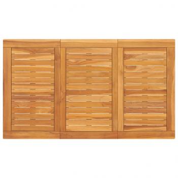 Garden Esstisch 120x70x77 cm Massiv Teakholz