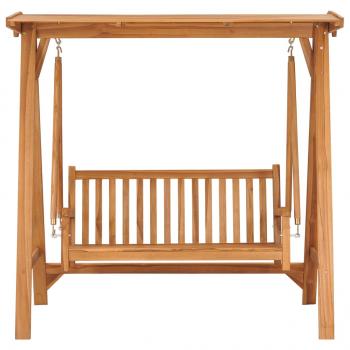 Hollywoodschaukel 170 cm Massivholz Teak