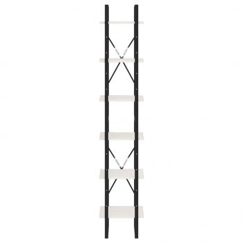 Standregal Hoch Weiß 40x30x210 cm Massivholz Kiefer