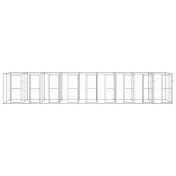 Outdoor-Hundezwinger Verzinkter Stahl 21,78 m²