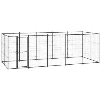 ARDEBO.de - Outdoor-Hundezwinger Stahl 12,1 m²