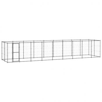 ARDEBO.de - Outdoor-Hundezwinger Stahl 21,78 m²
