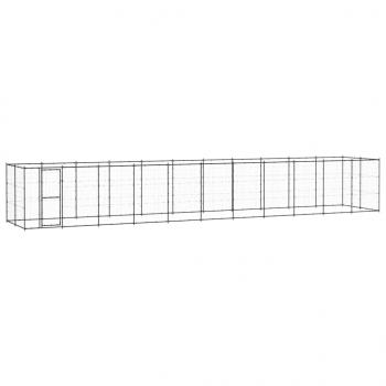 ARDEBO.de - Outdoor-Hundezwinger Stahl 26,62 m²