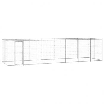ARDEBO.de - Outdoor-Hundezwinger Verzinkter Stahl 16,94 m²