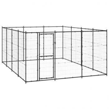 ARDEBO.de - Outdoor-Hundezwinger Stahl 14,52 m²