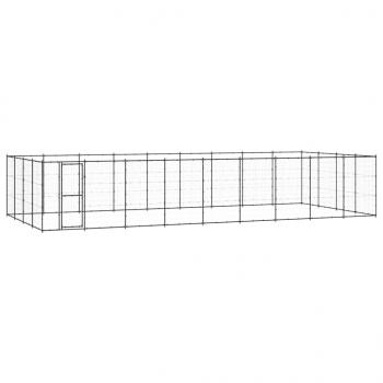 ARDEBO.de - Outdoor-Hundezwinger Stahl 43,56 m²