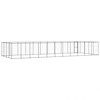 Outdoor-Hundezwinger Stahl 53,24 m²