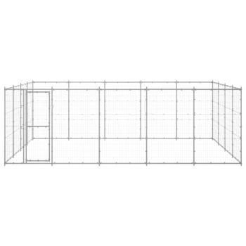 Outdoor-Hundezwinger Verzinkter Stahl 24,2 m²
